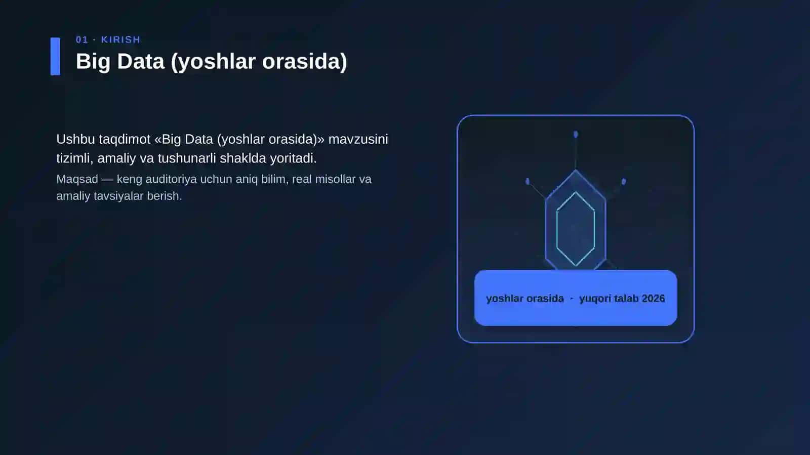 Big Data (yoshlar orasida) 3