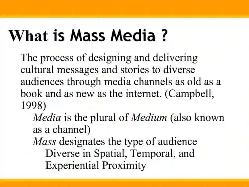 MASS MEDIA 3