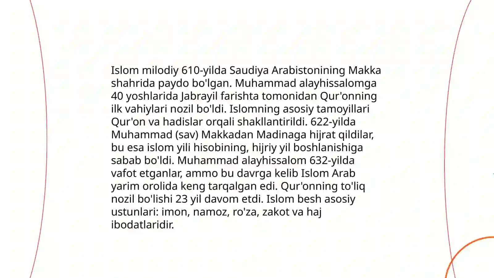 Islom dini tarixi va mohiyati 3