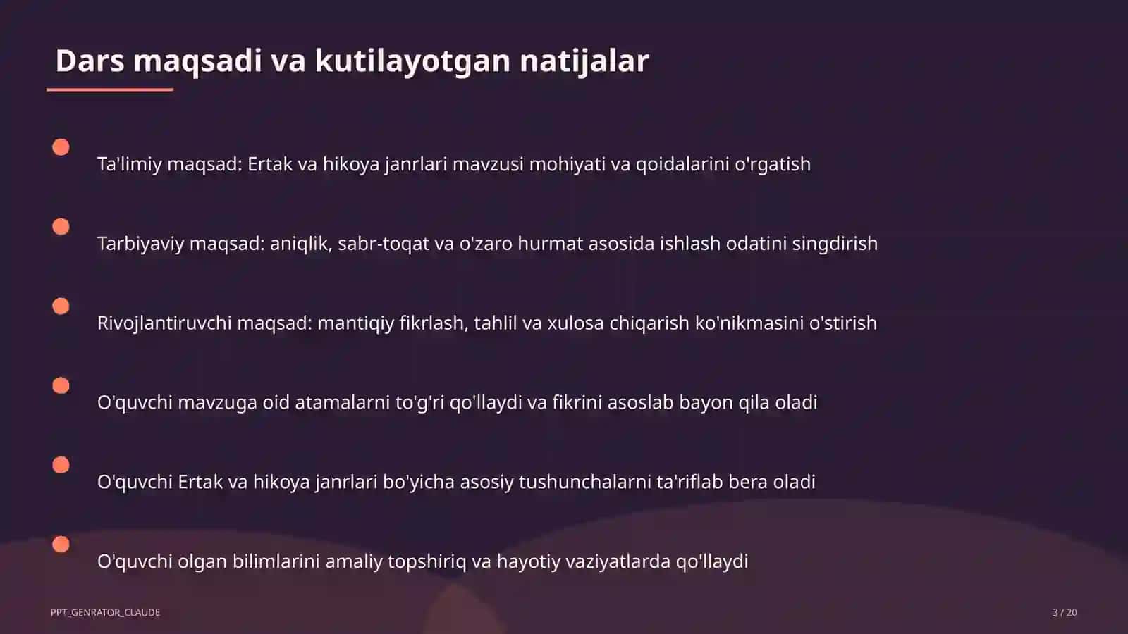 Ertak va hikoya janrlari (4-sinf) 3