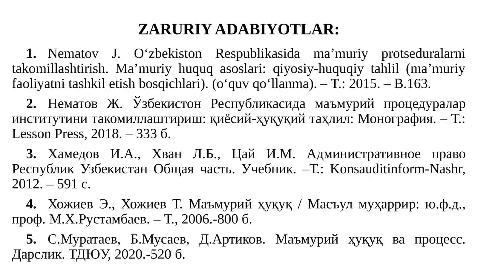 MA'MURIY PROTSEDURALAR 3