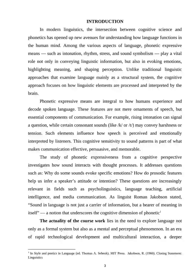 COURSE PAPER 3