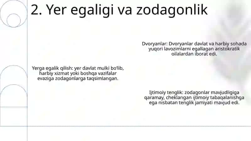 Ilk Oʻrta Asr Yer Egaligi 3