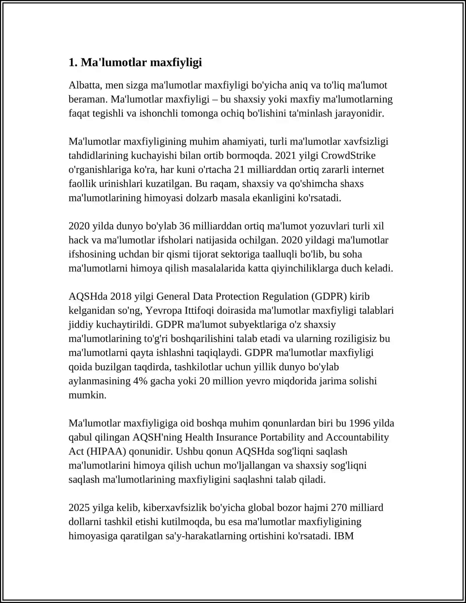 KONFIDENSIALLIK 3