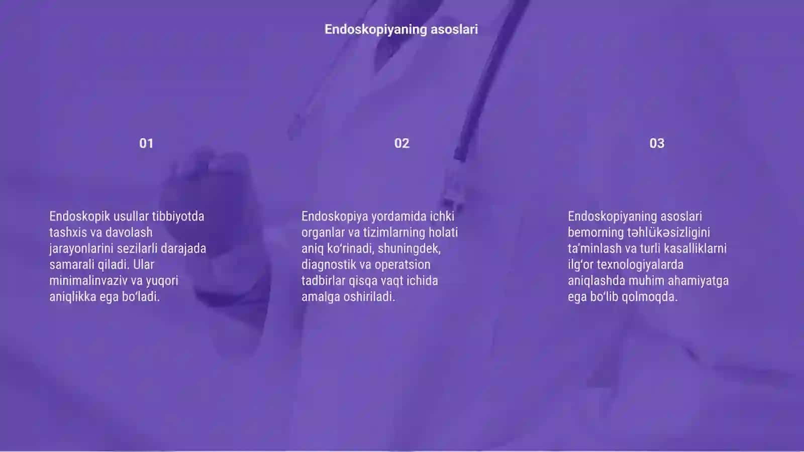 Tibbiyotda endoskopik usullarning qoʻllanishi 3