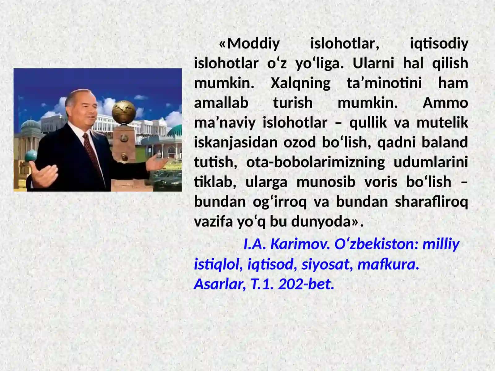 Ma’naviyat asoslarini shunish fanidan tayyorlagan MUSTAQIL ISH 3