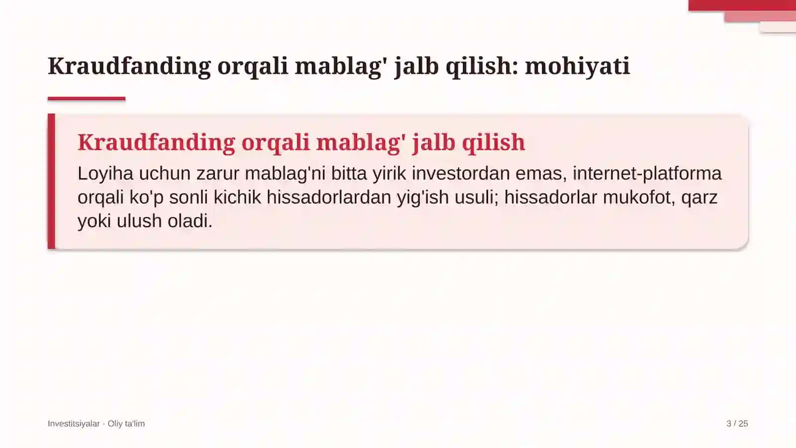 Ko'chma savdoda kraudfanding orqali mablag' jalb qilish 3