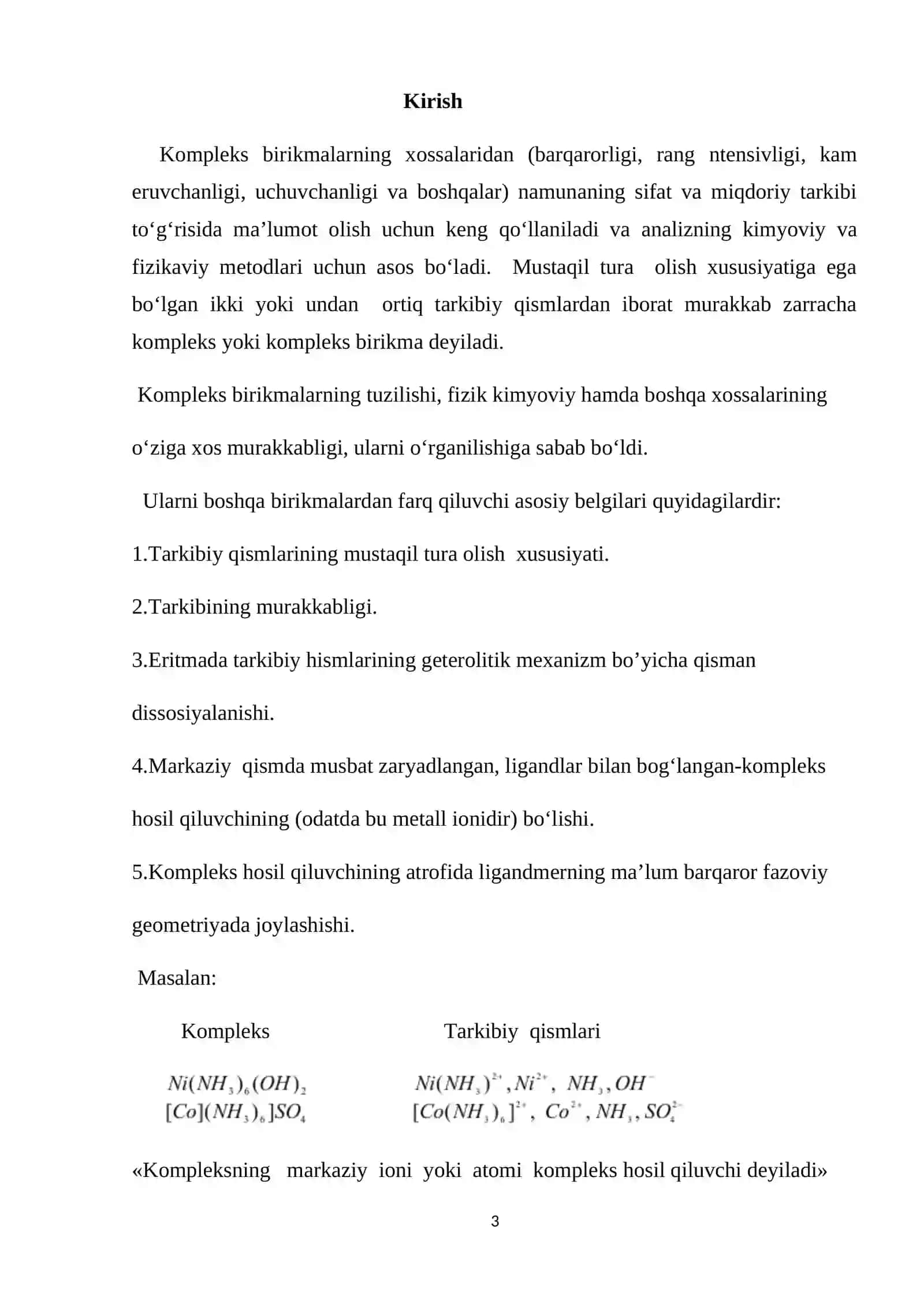 KOMPLEKS BIRIKMALARNING SIFAT ANALIZI 3