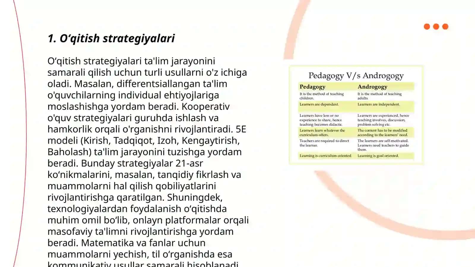 Pedagogik takt 3