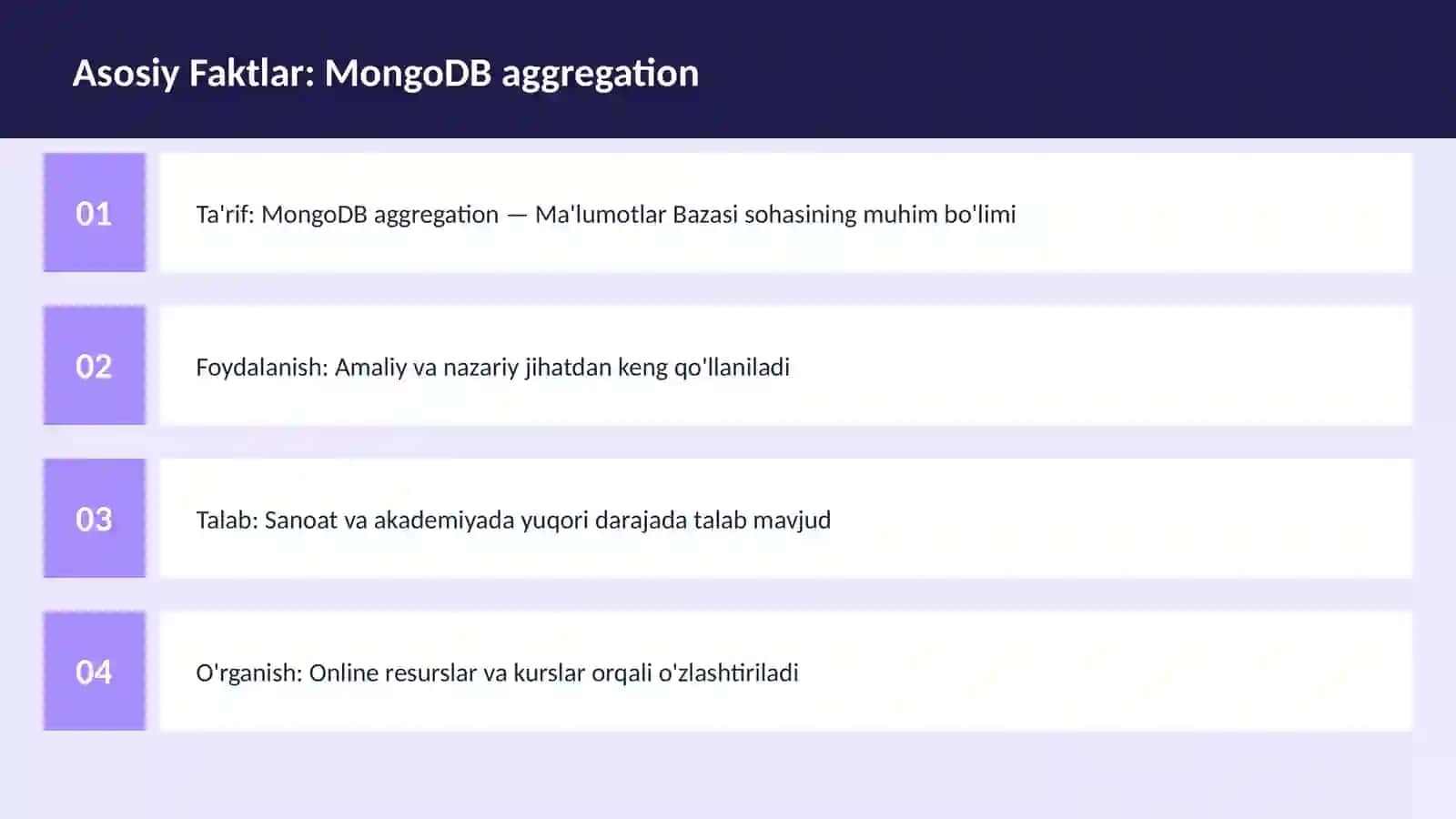 MongoDB aggregation 3