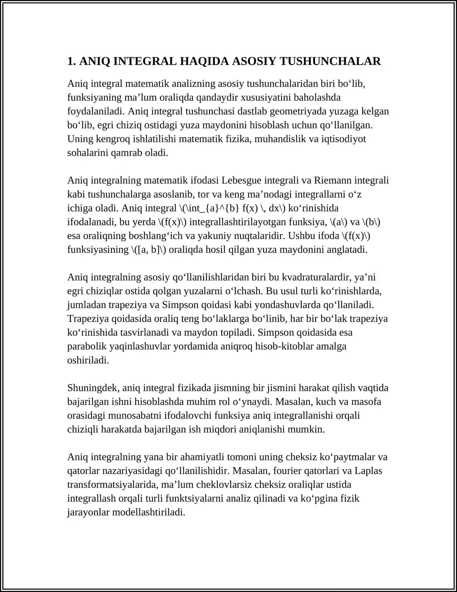 ANIQ INTEGRAL 3