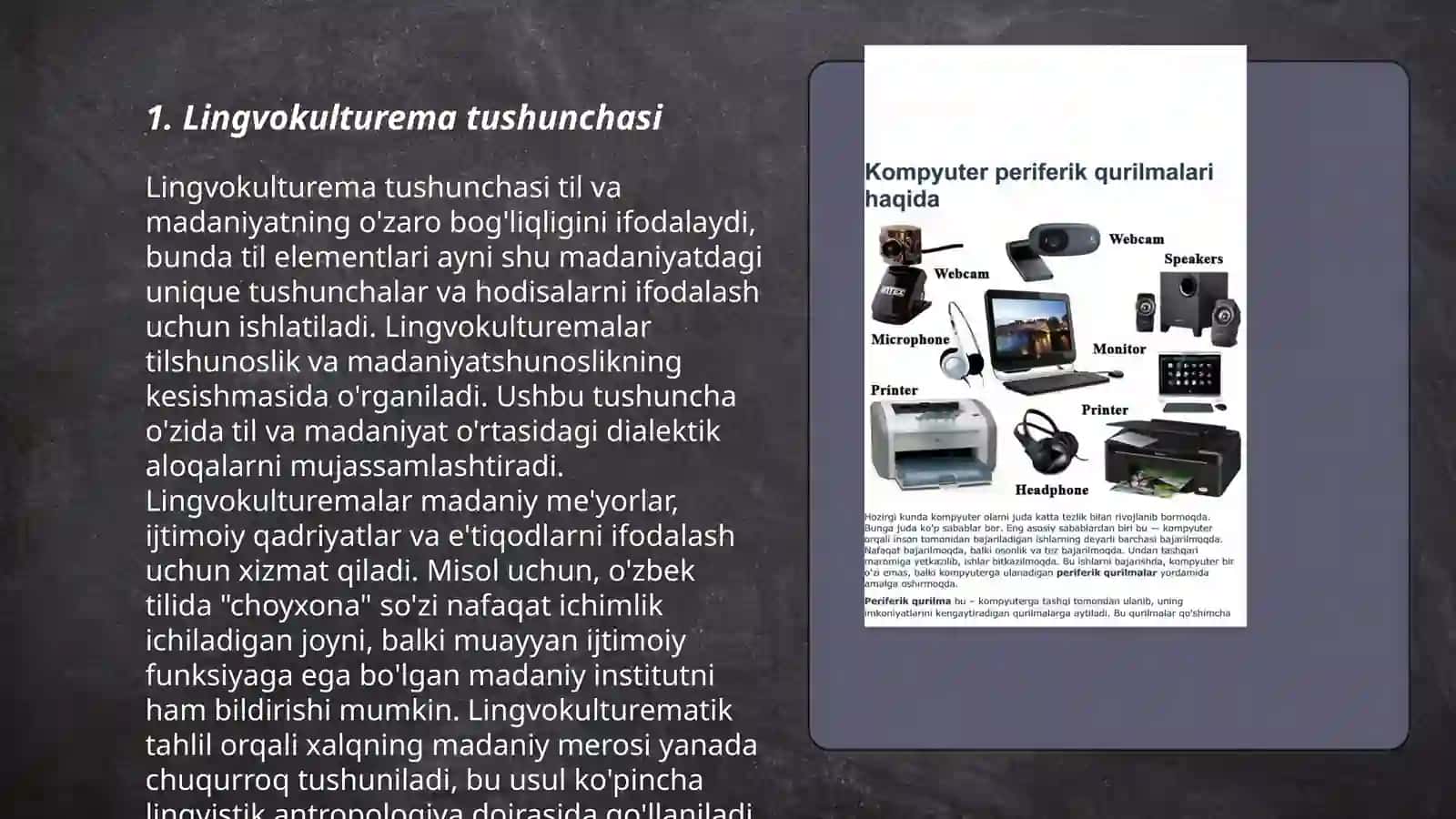 Lingvikulturema va uning turlari 3
