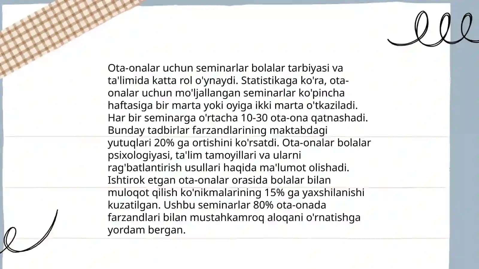 Ota-onalar uchun seminarlar 3