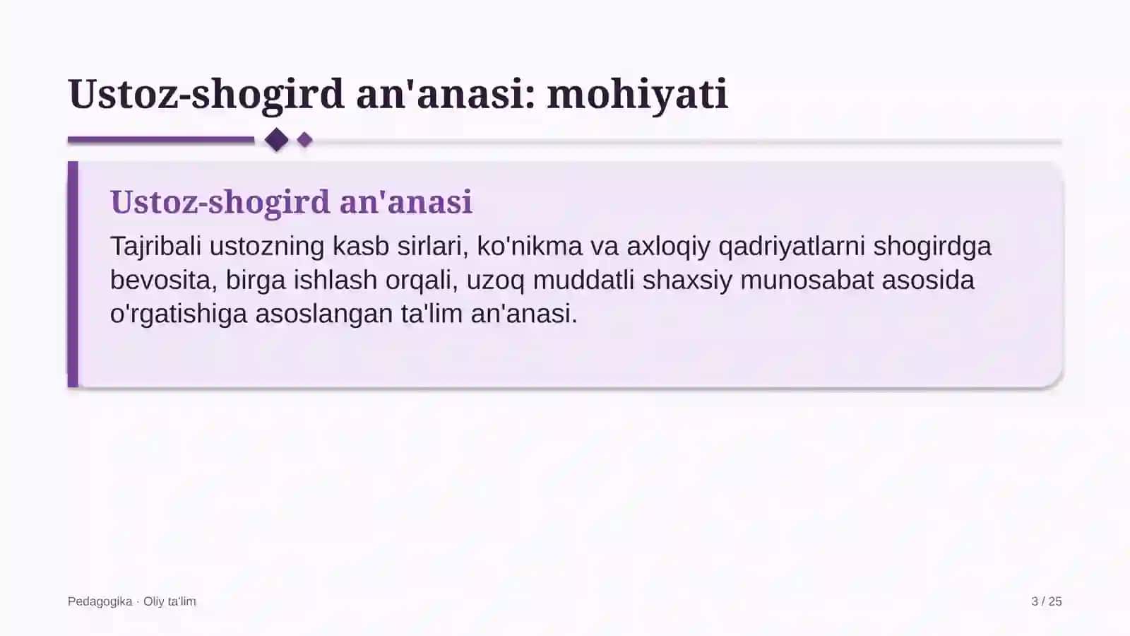 Madaniyat va istirohat bog'larida ustoz-shogird an'anasi 3