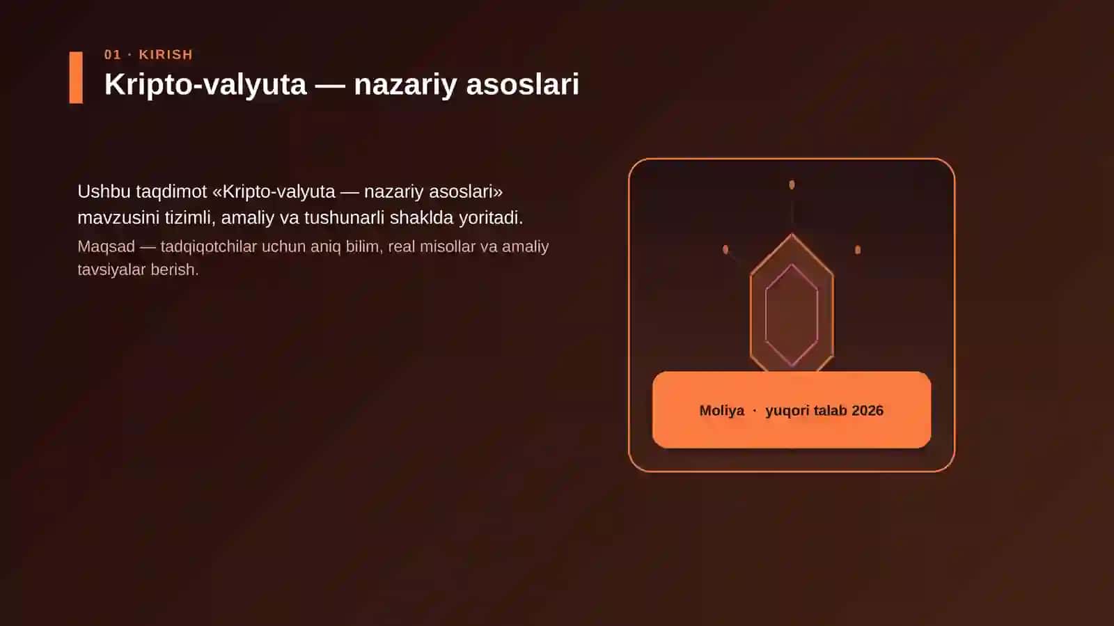 Kripto-valyuta — nazariy asoslari 3