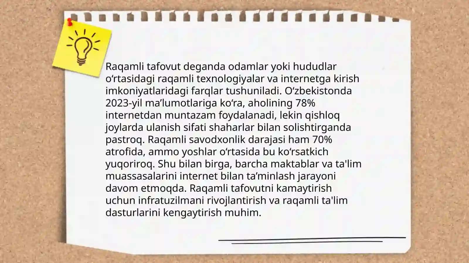 Raqamli tafovut 3