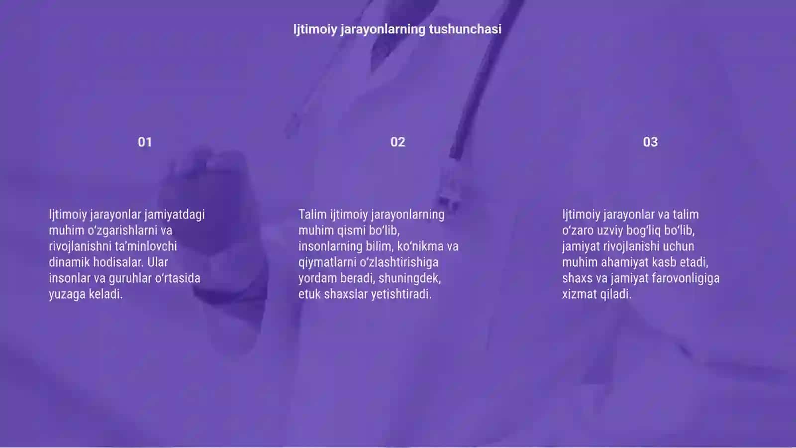 Ijtimoiy jarayonlar va talim 3