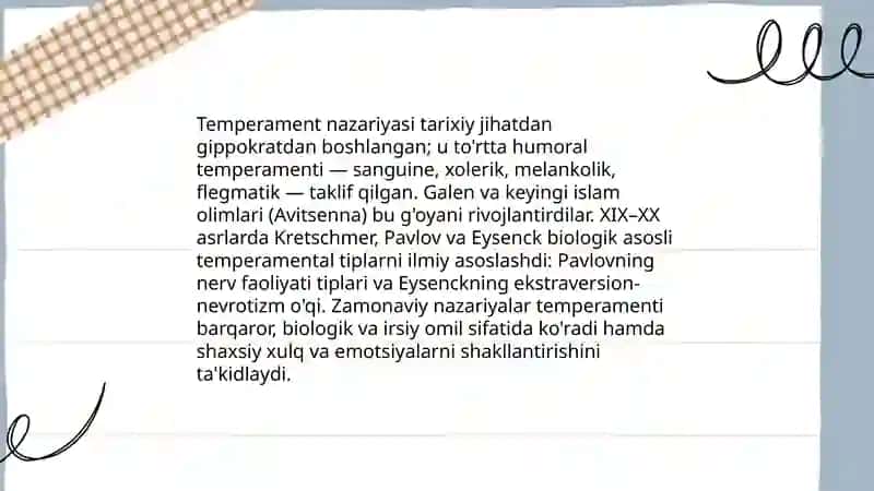 Temperament 3