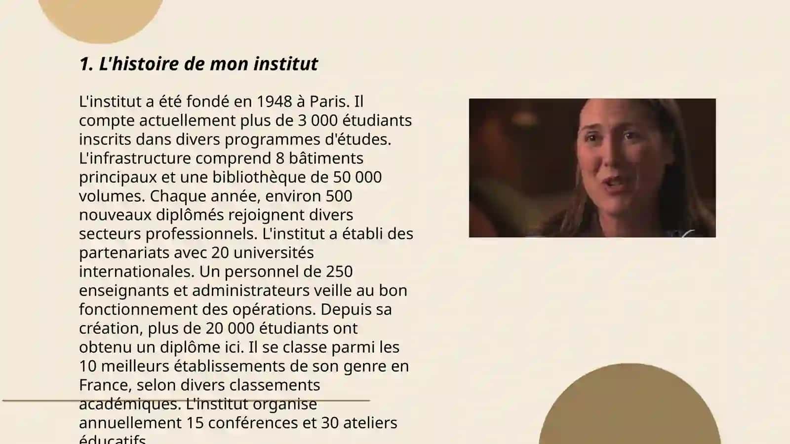 Mon institut 3