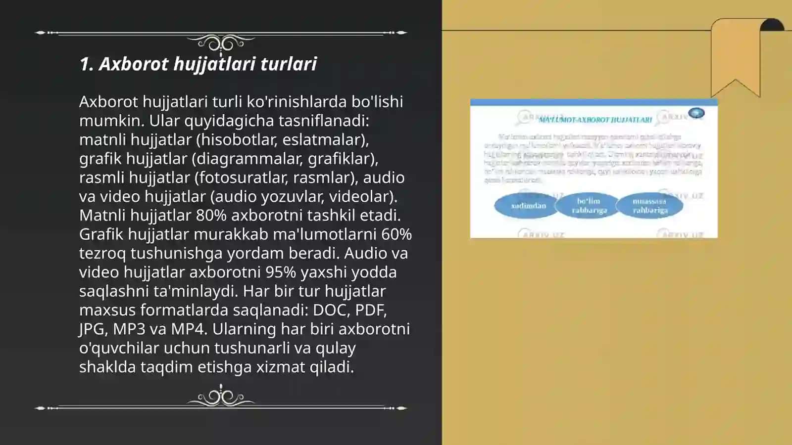 Axborot hujjatlari 3