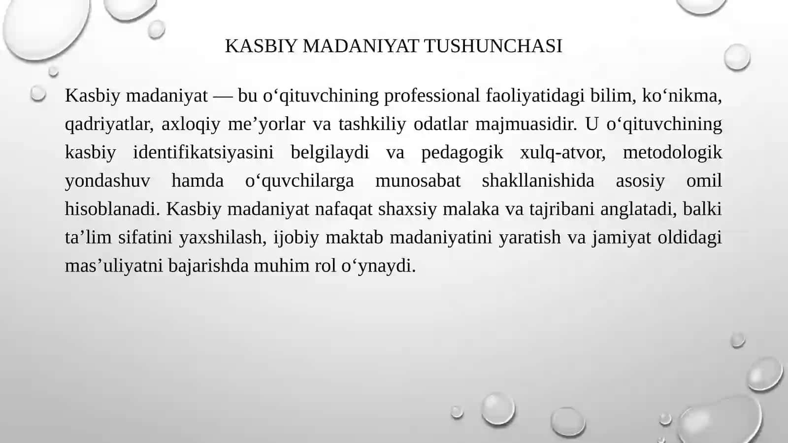 O‘qituvchining Kasbiy Madaniyati 3