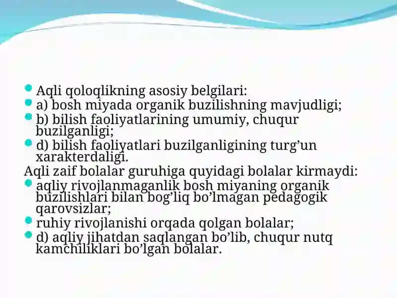 Oligofrenopedagogika 3