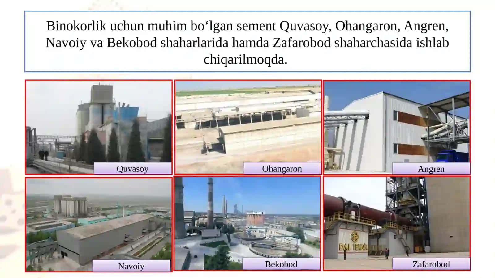 QURILISH MATERIALLARI SANOATI 3