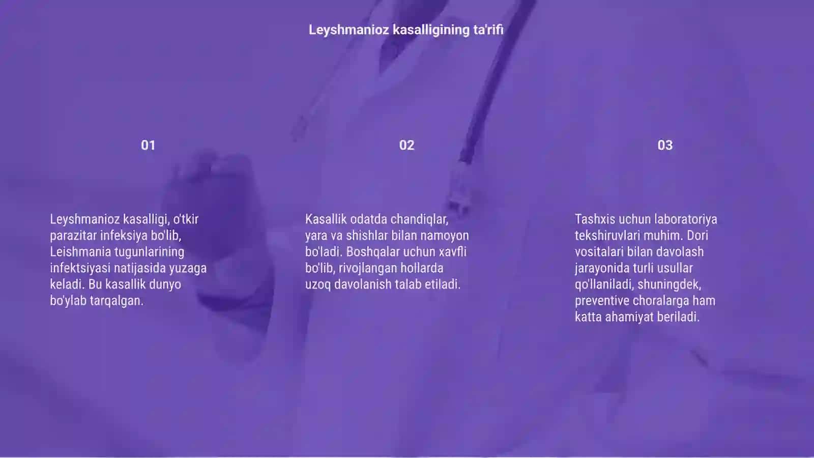 Leyshmanioz kasalligi 3
