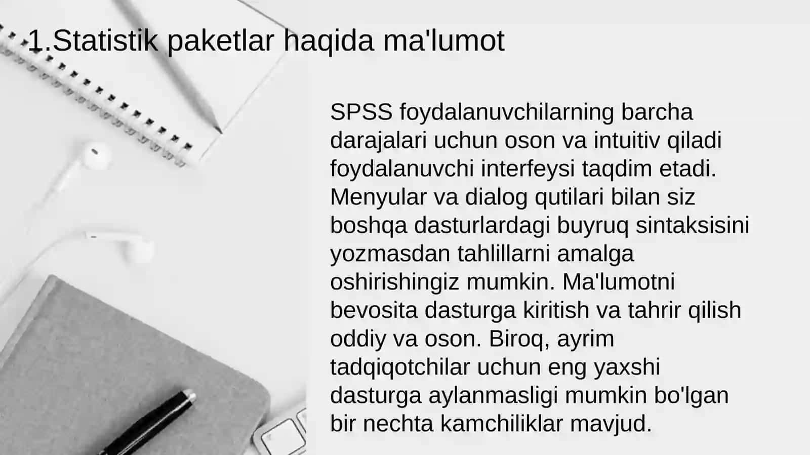 Statistik paketlar 3
