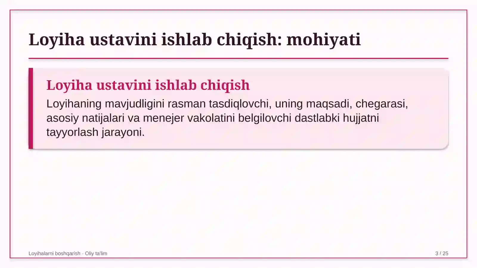 Gipermarketlarda loyiha ustavini ishlab chiqish 3