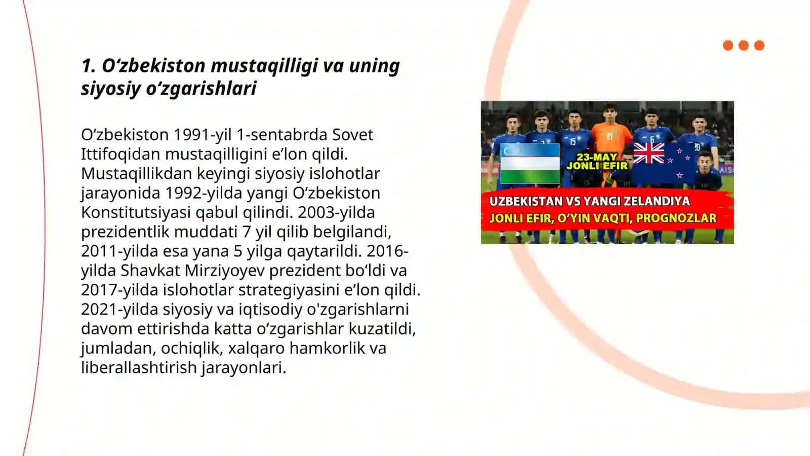 Ozbekstonda engi yangi tarix 3