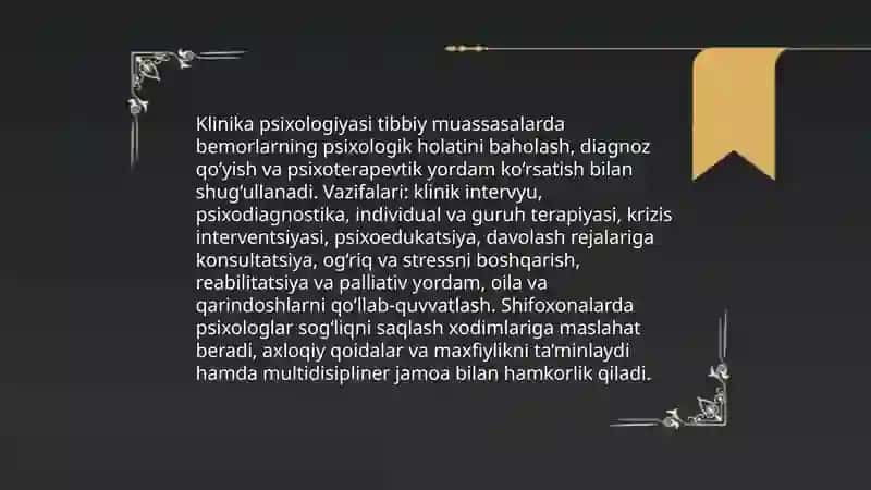Tibbiyot soxasida psixologik yordam 3