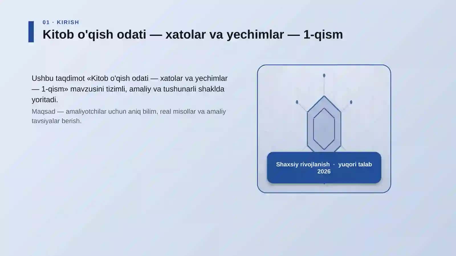 Shaxsiy Rivojlanish 3