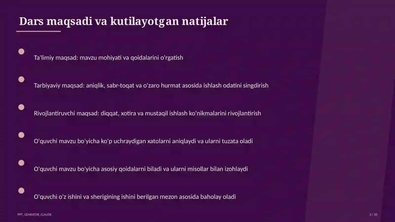 Sinf soati va tarbiyaviy tadbirlar 3