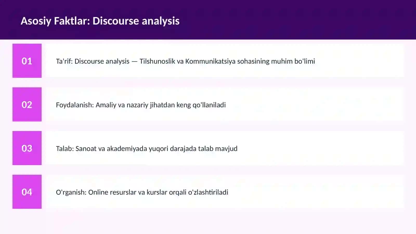 Discourse analysis 3