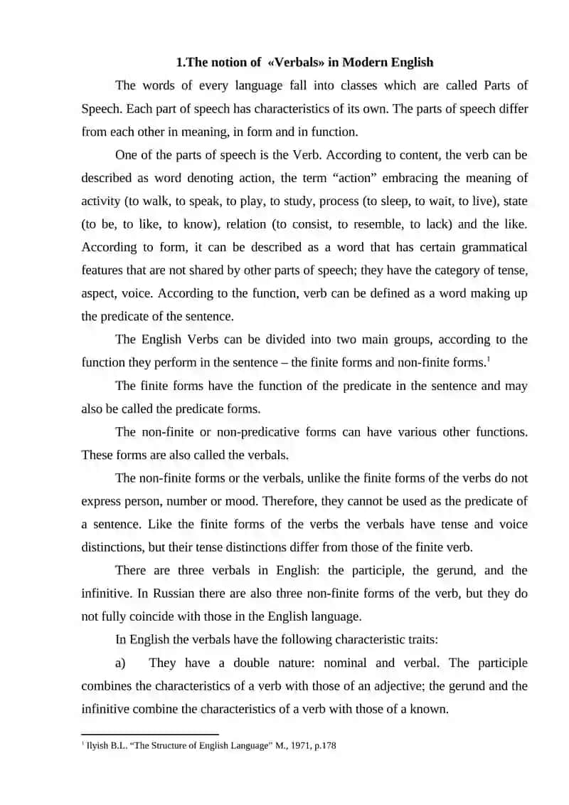 PROBLEMS OF SYNTAX AND SEMANTICS OF VERBALS 3