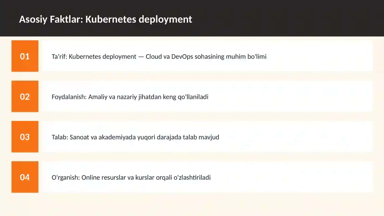 Kubernetes deployment 3