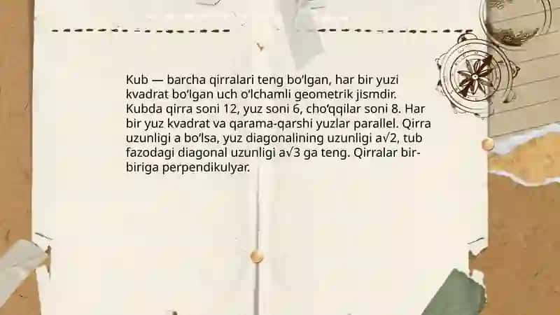 Kub va parallelepiped 3