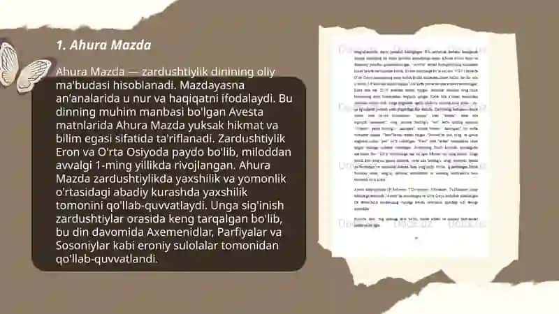 "Avesto" asotirlari (mifalogiya) 3