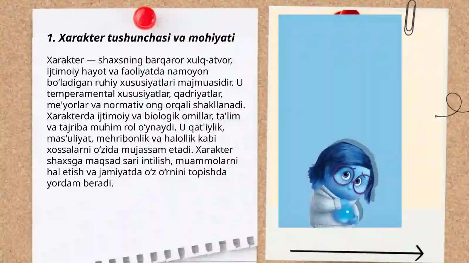 Xarakter va uning xossalari 3