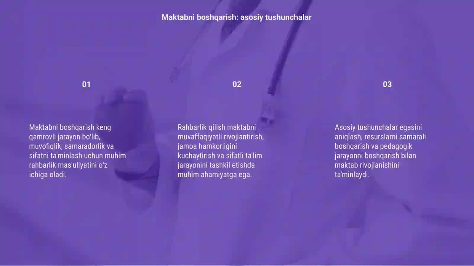 Maktabni boshqarish va unga rahbarlik qilish 3