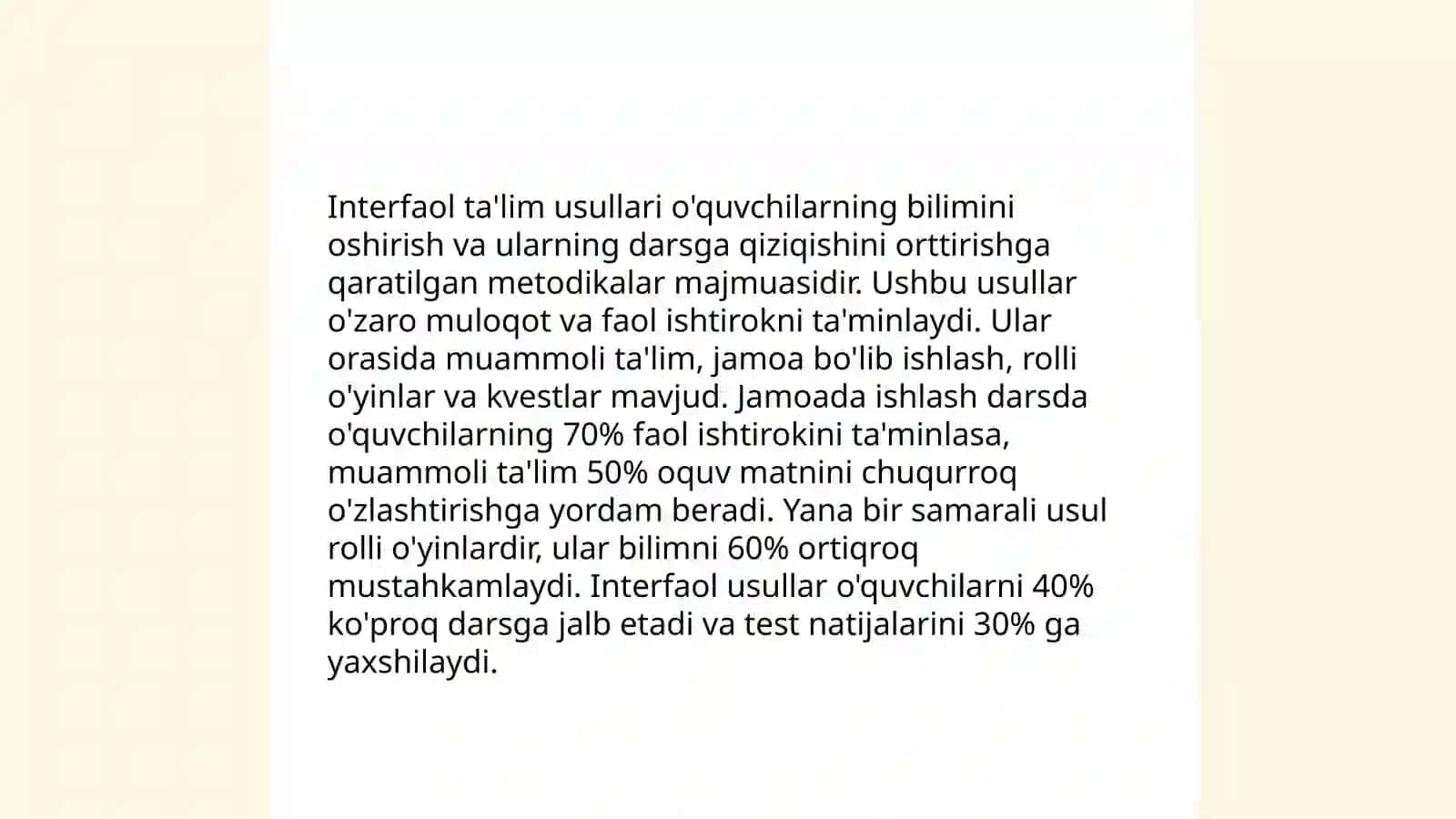 Interfaol ta'lim usullari 3