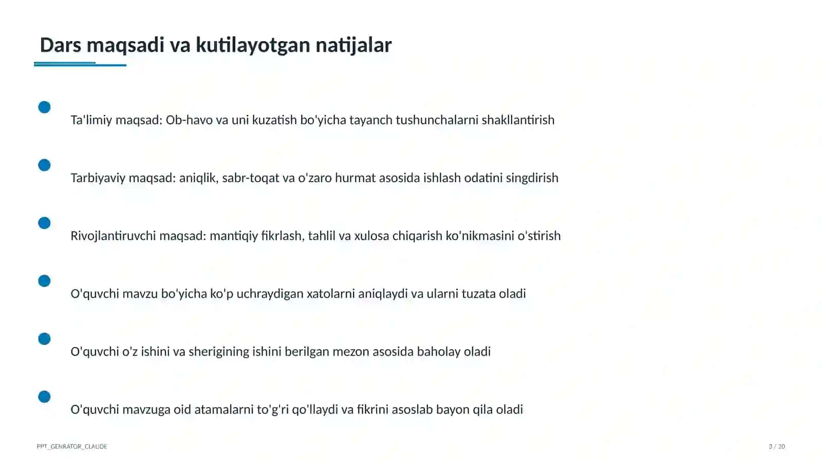Ob-havo va uni kuzatish (2-sinf) 3