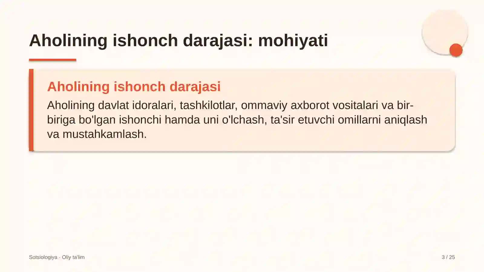 Baholash tashkilotlarida aholining ishonch darajasi 3