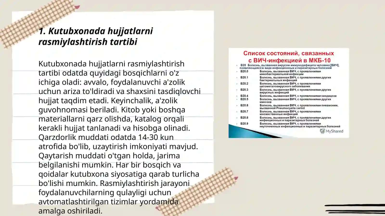 Kutubxonachilik sohasida ish yuritish va ijro intizomini ta'minlash 3