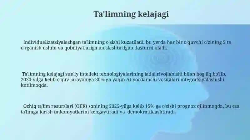 Ta'limning kelajagi 3