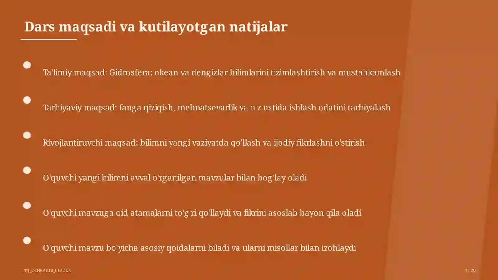 Gidrosfera: okean va dengizlar (6-sinf) 3