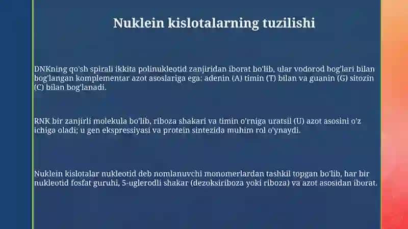 Nukleinkislotalar 3