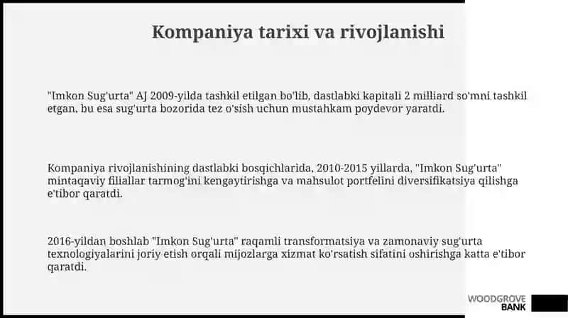 Imkon Sug'urta AJ 3