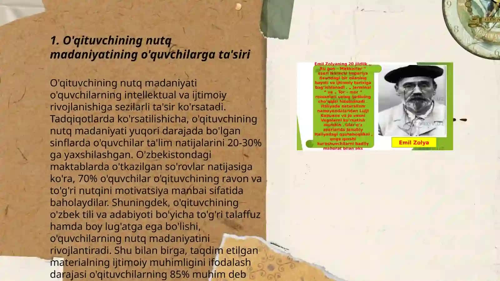 Sharqona tarbiya va muosharat odobining muloqatga ta'siri.Oʻqituvchining nutq madaniyati va notiqlik san'ati 3